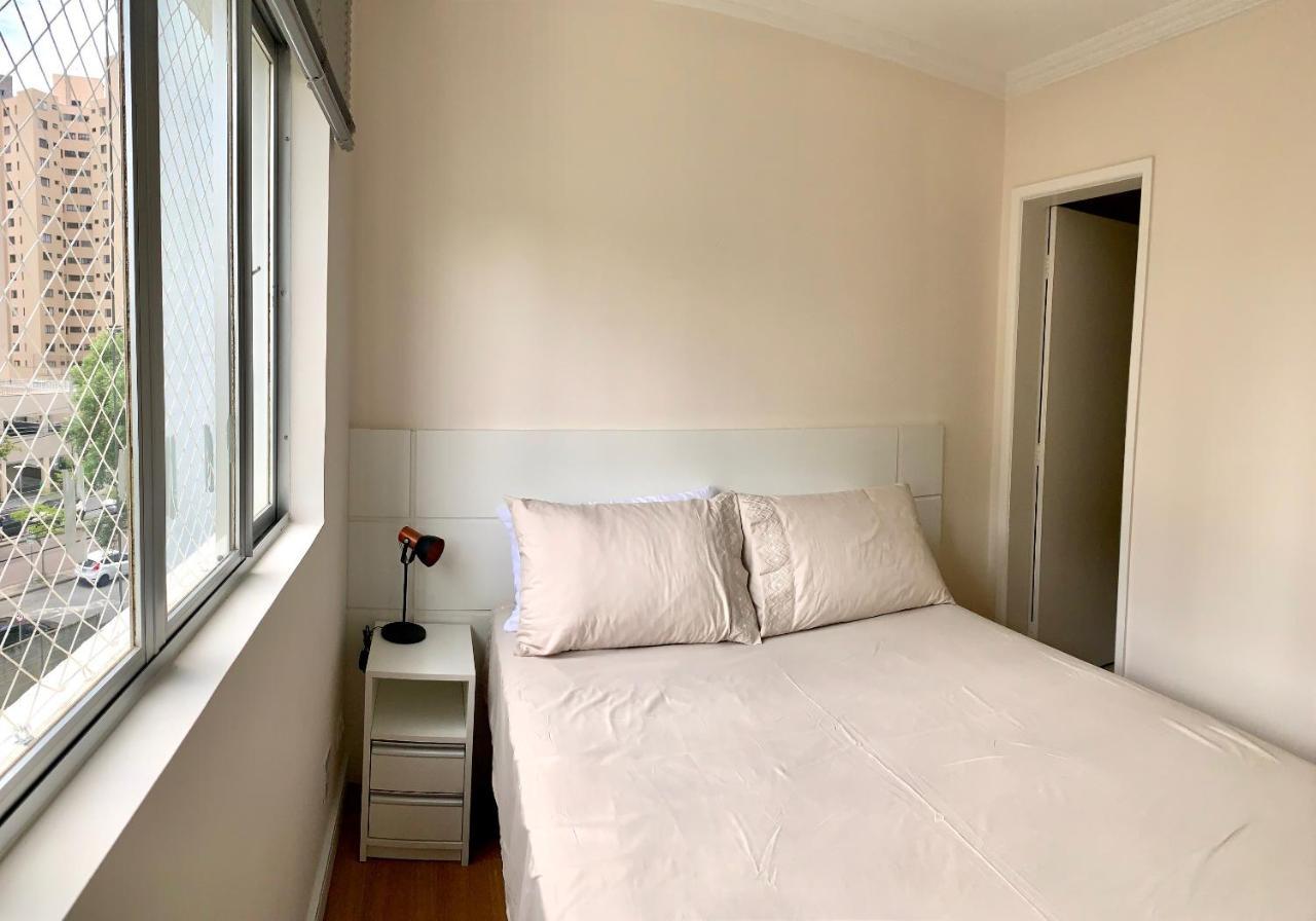 205- Apartamento 1 Quarto Suite, Encantador, Amplo E Decorado, Mobiliario Moderno, Cozinha Completa Com Utensilios , Excelente Vista Da Cidade E Localizacao Privelegiada No Bairro Bigorrilho , Κουριτίμπα Εξωτερικό φωτογραφία